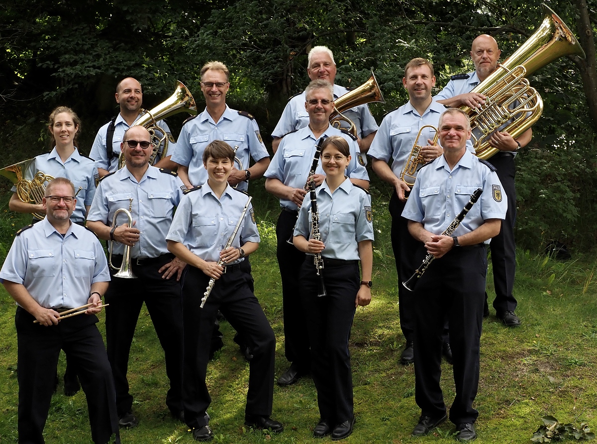 Blasmusikformation des Bundespolizeiorchesters Berlin