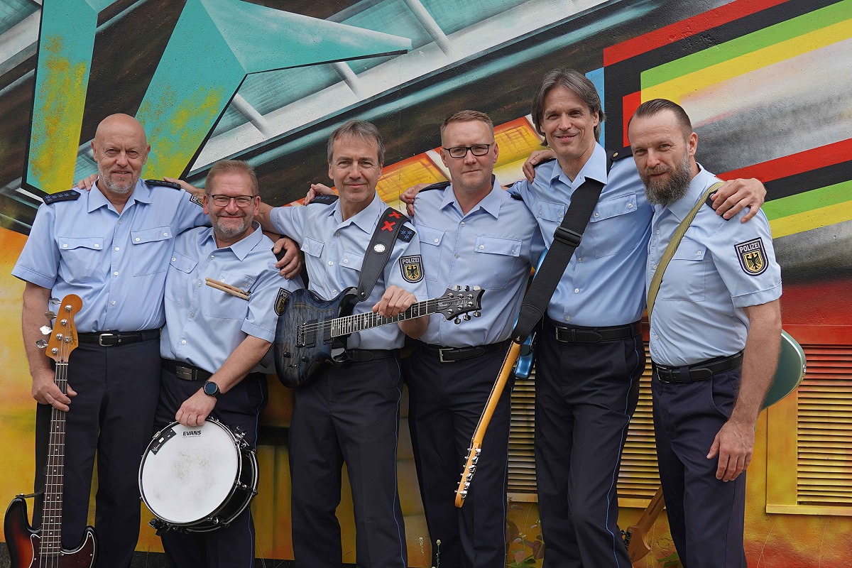 Die Rockband des Bundespolizeiorchesters Berlin